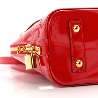 Louis Vuitton Vernis Alma BB Pomme D'Amour 9 of 14