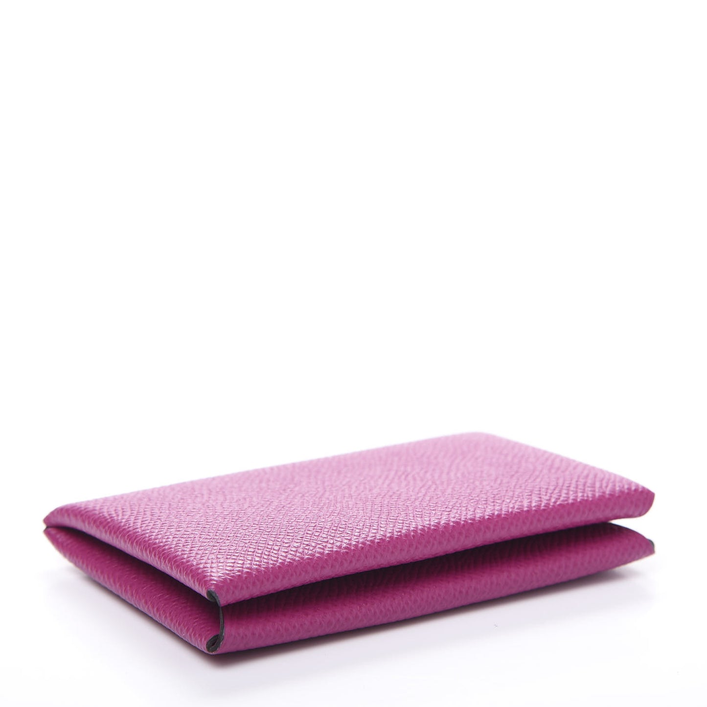 Epsom Calvi Card Case Rose Pourpre