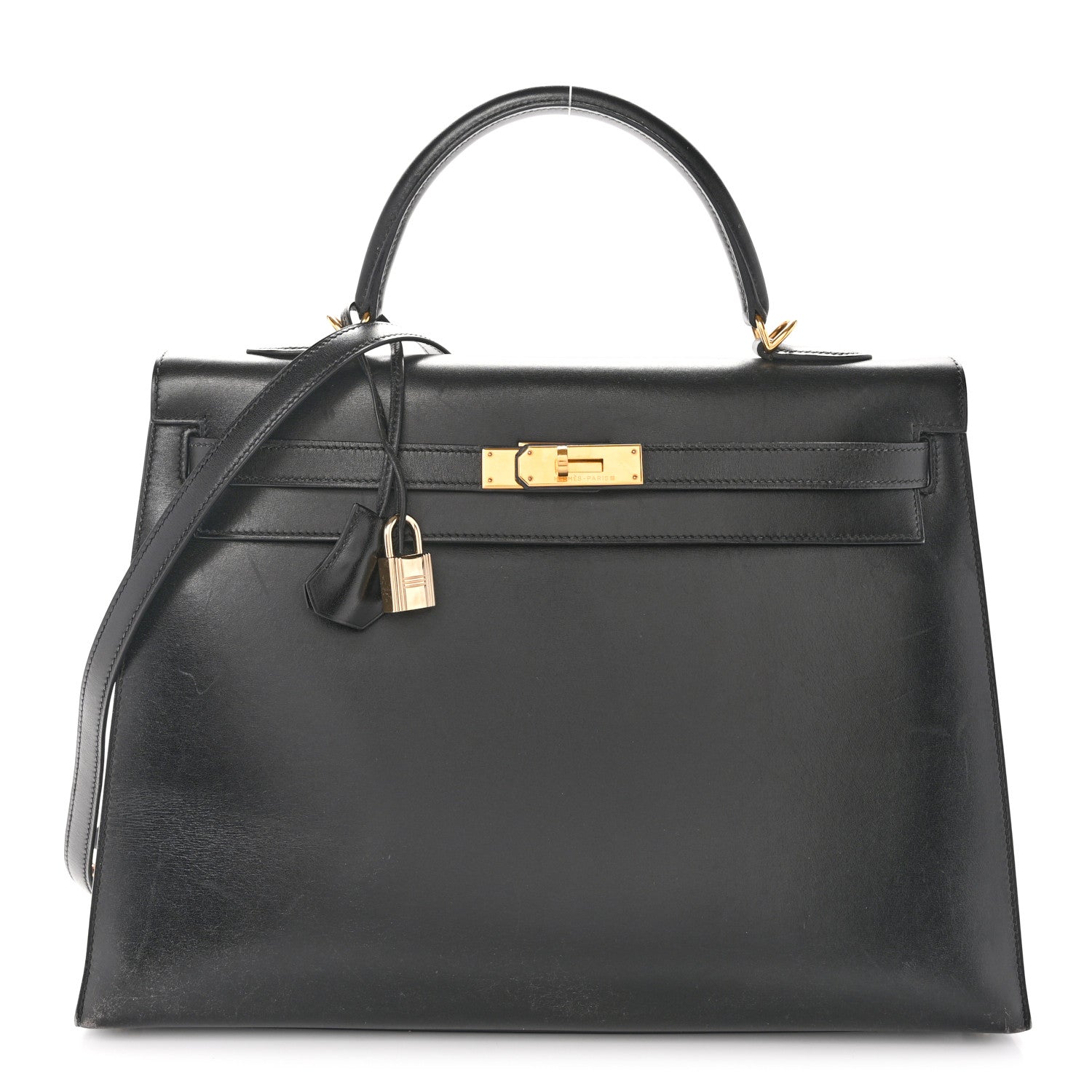 Hermes Box Kelly Sellier 35 Black 1 of 18