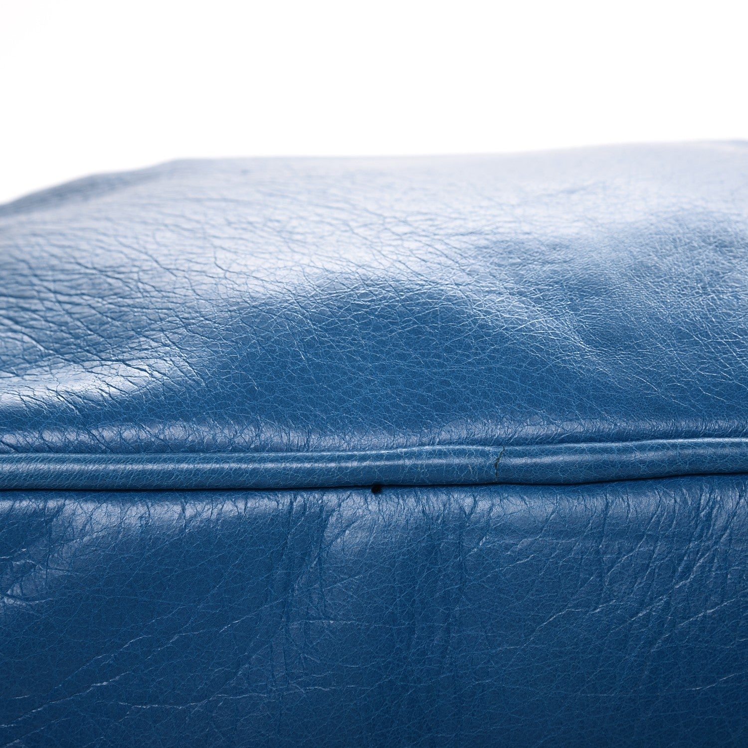 Balenciaga Agneau Medium Blanket Square Tote Bleu De Prusse 13 of 13