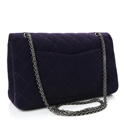 Chanel Jersey Quilted 2.55 Reissue 227 Flap Dark Purple 2 of 4
