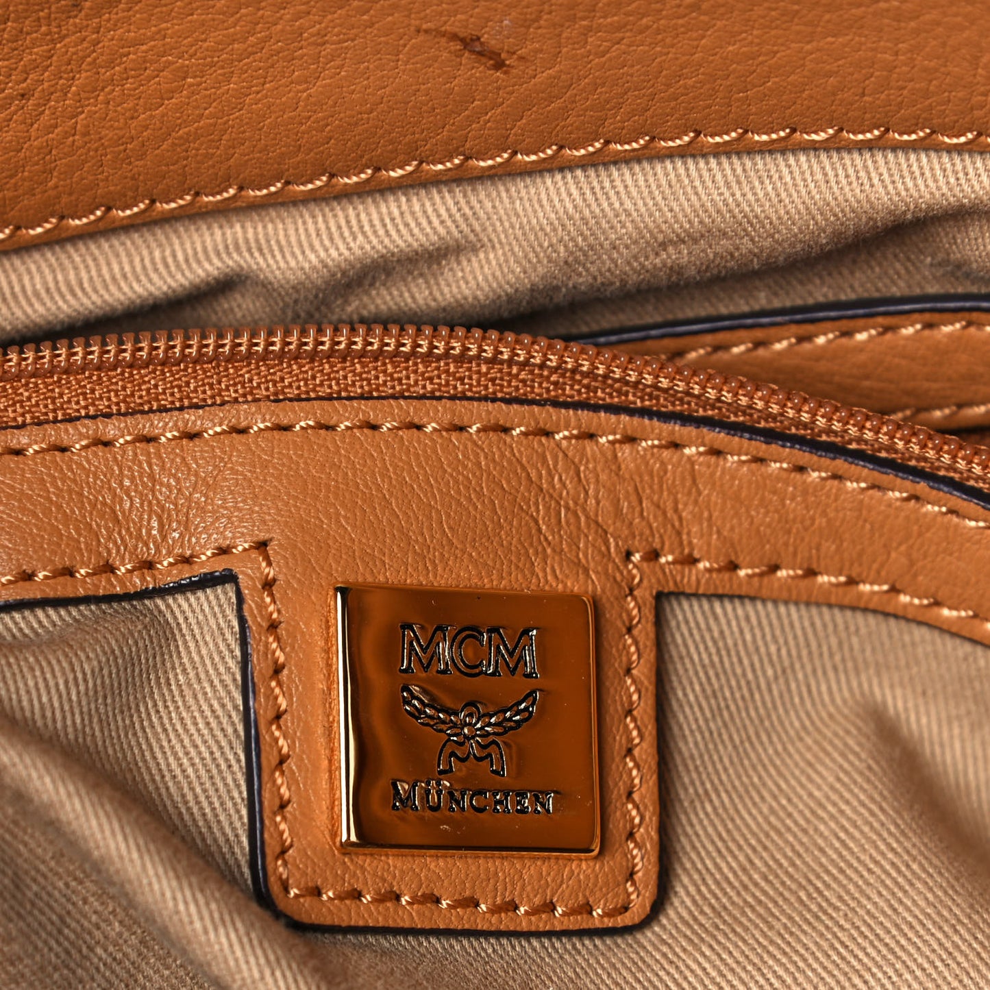 Visetos Medium Essentials Shopper Tote Cognac