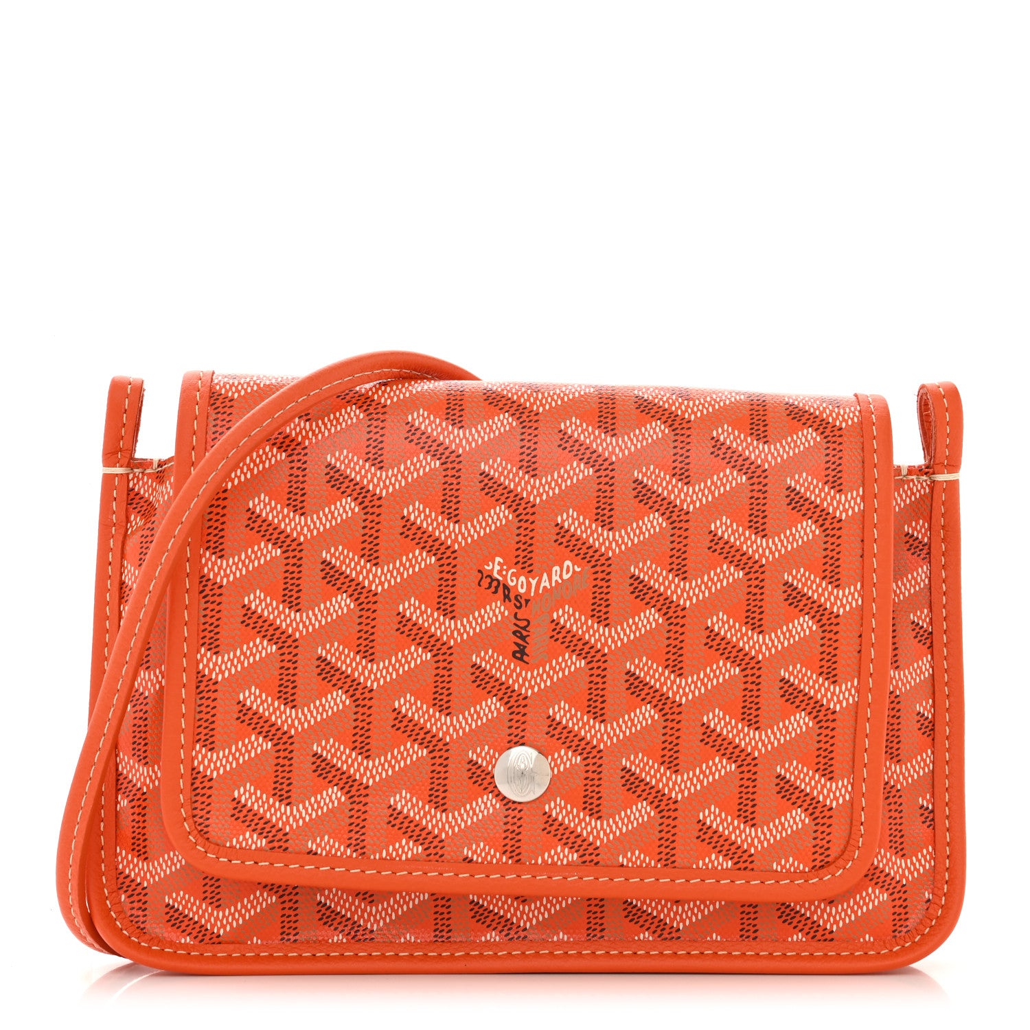Goyard Goyardine Plumet Wallet Clutch Orange 1 of 9