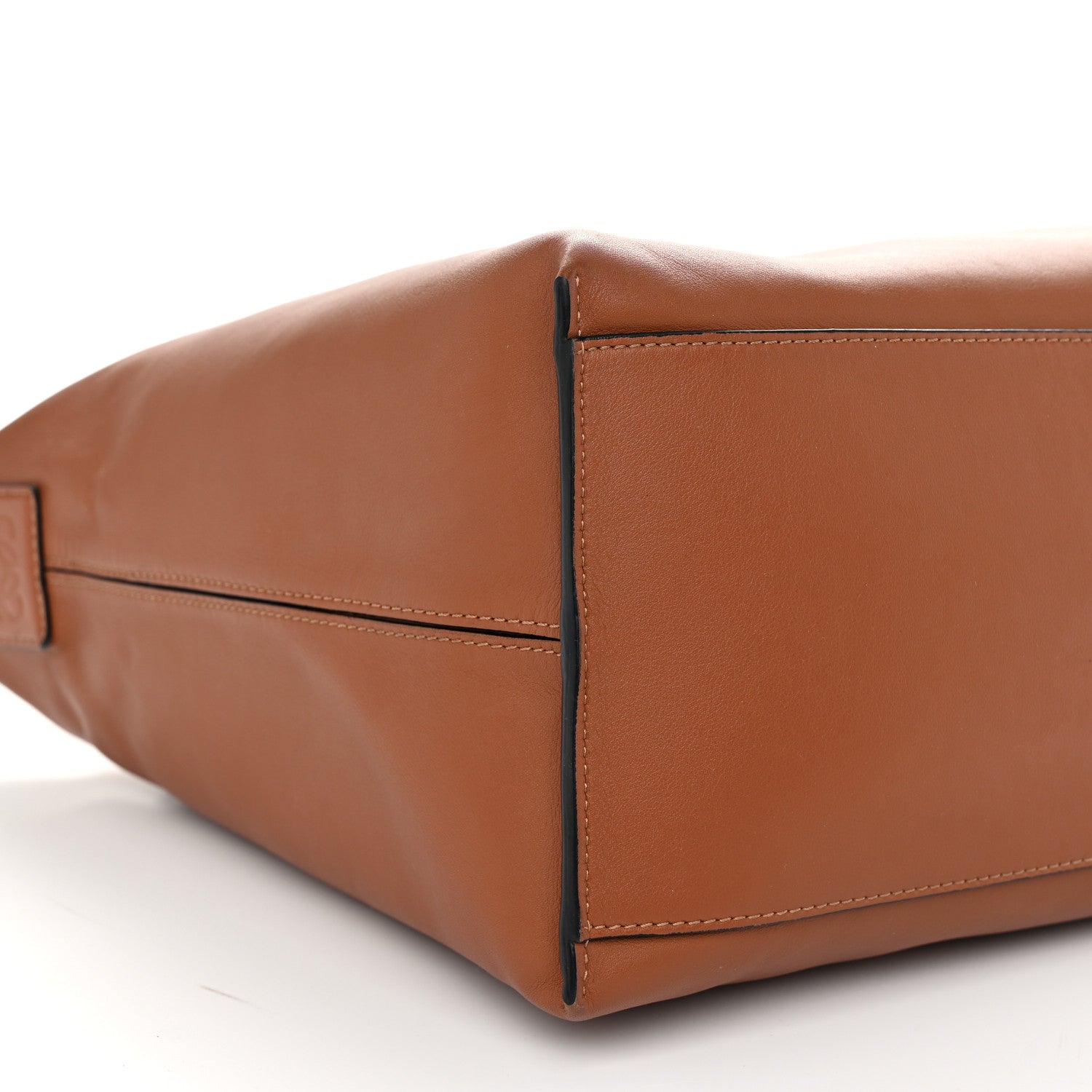 Loewe Supple Smooth Calfskin Jacquard Cubi Crossbody Bag Tan 8 of 10