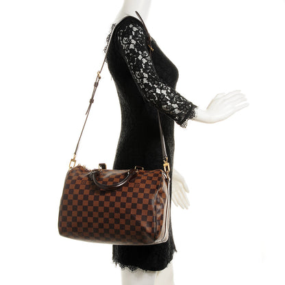 Louis Vuitton Damier Ebene Speedy Bandouliere 30 2 of 7