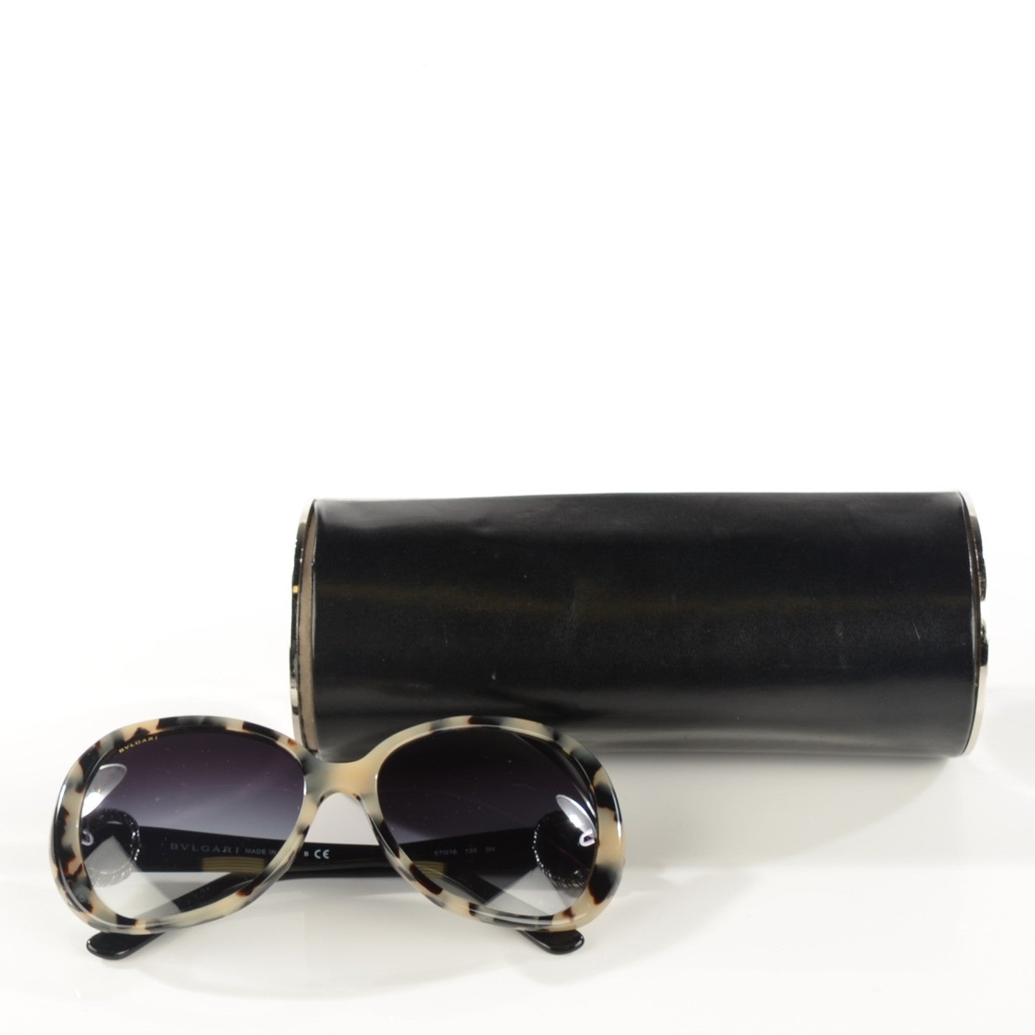 Bulgari Tortoise Sunglasses 8077 Black 6 of 6