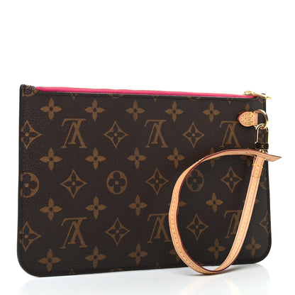Louis Vuitton Monogram Neverfull MM GM Pochette Pivoine 3 of 7