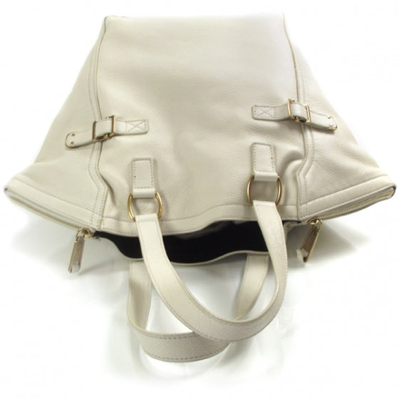 Large Downtown Tote Ivory
