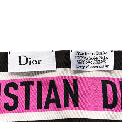 Christian Dior Silk Mitzah Scarf Pink 3 of 3