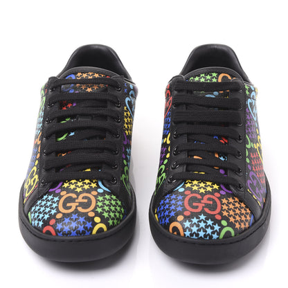 Gucci GG Supreme Monogram Psychedelic Sneakers 37 Black Multicolor 3 of 9