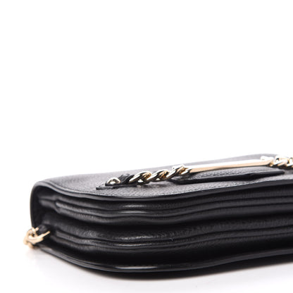 Jimmy Choo Calfskin Shadow Crossbody Bag Black 8 of 10