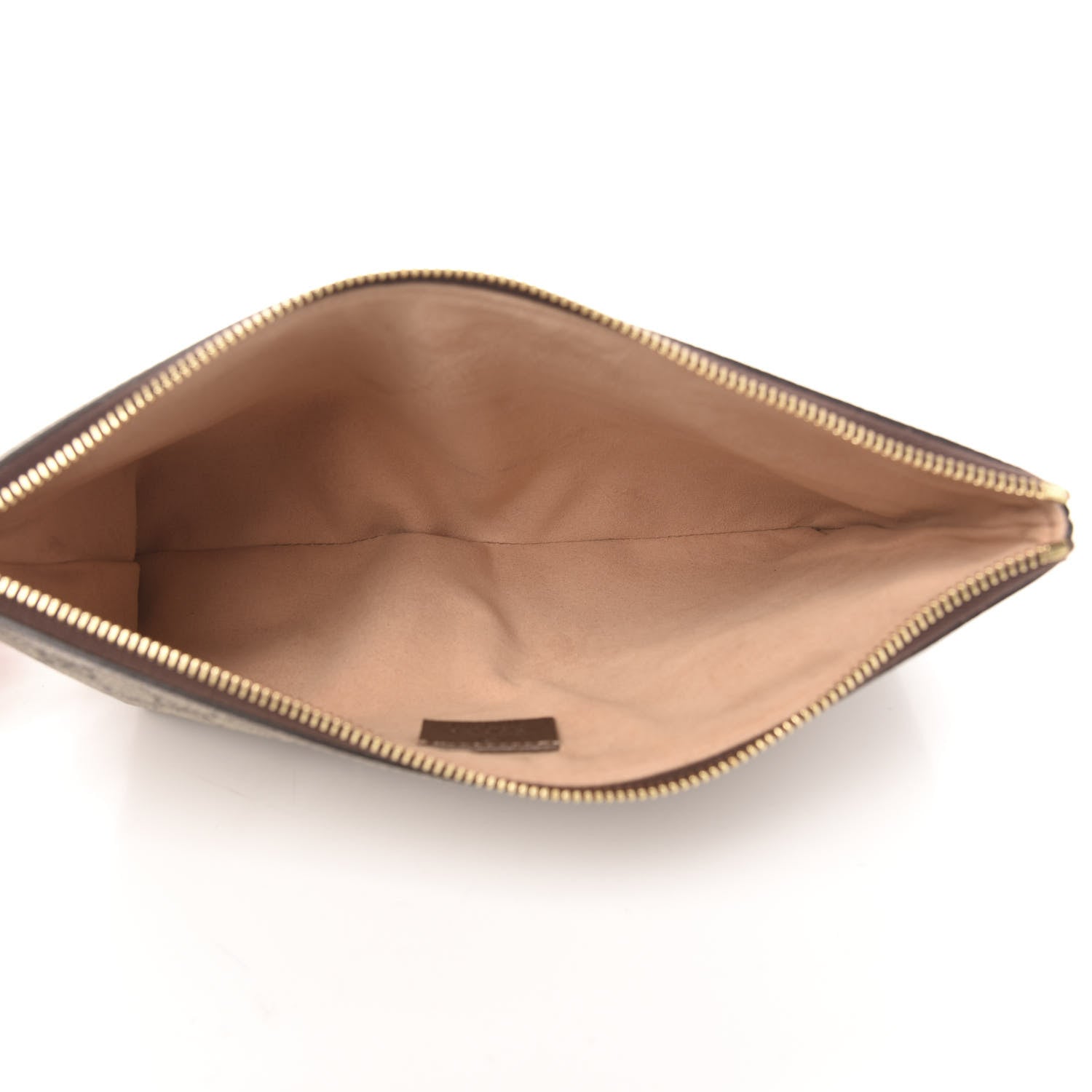 Gucci GG Supreme Monogram Large Ophidia Pouch Clutch Brown 5 of 8