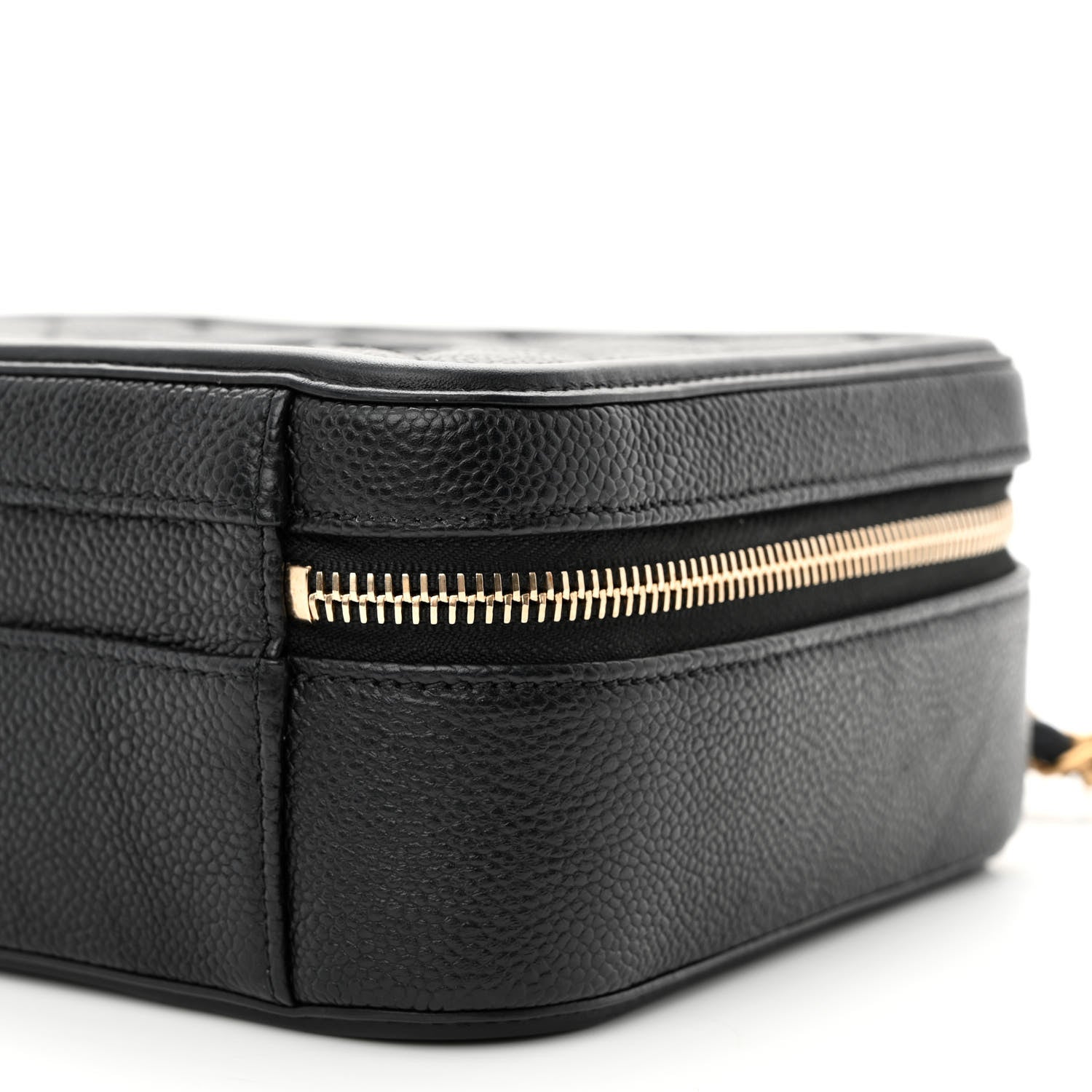 Chanel Caviar Quilted Medium CC Filigree Vanity Case Black 10 of 11