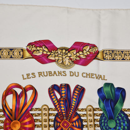 Hermes Silk Les Rubans Du Cheval Scarf 90 6 of 7