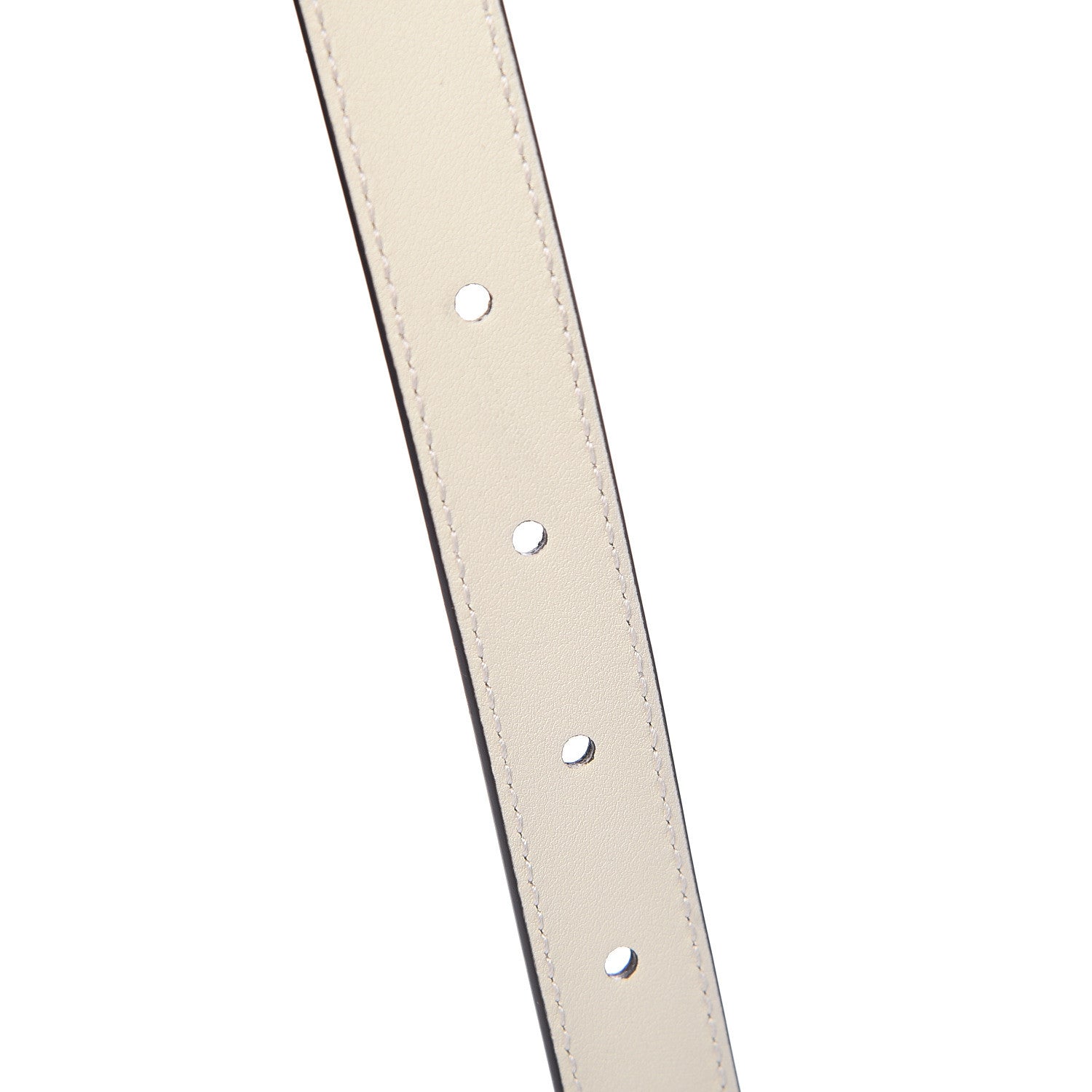 Gucci Calfskin Double G 20mm Belt 90 36 Mystic White 6 of 6