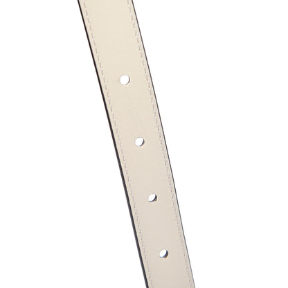 Gucci Calfskin Double G 20mm Belt 90 36 Mystic White 6 of 6