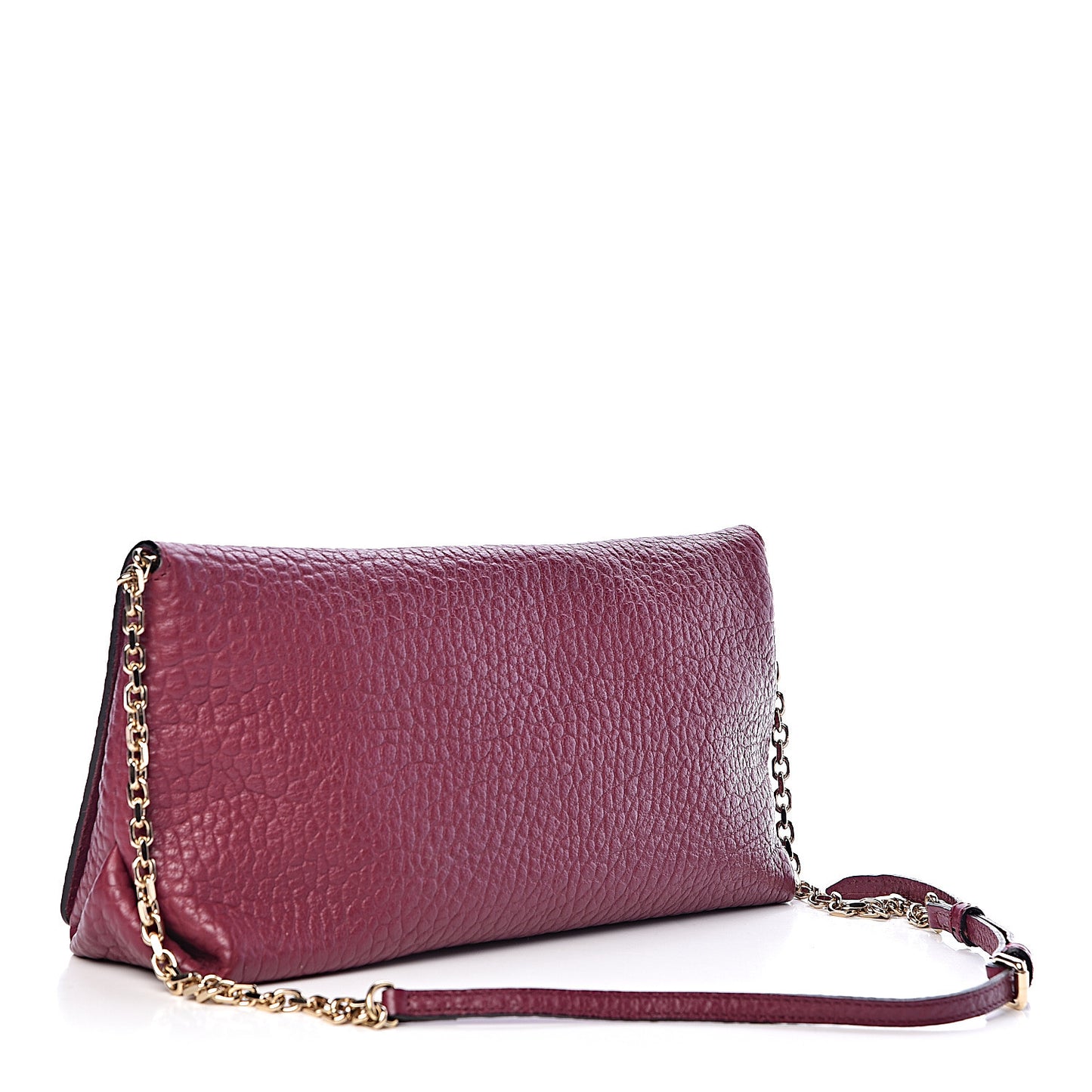Signature Grain Medium Mildenhall Crossbody Bag Dark Plum