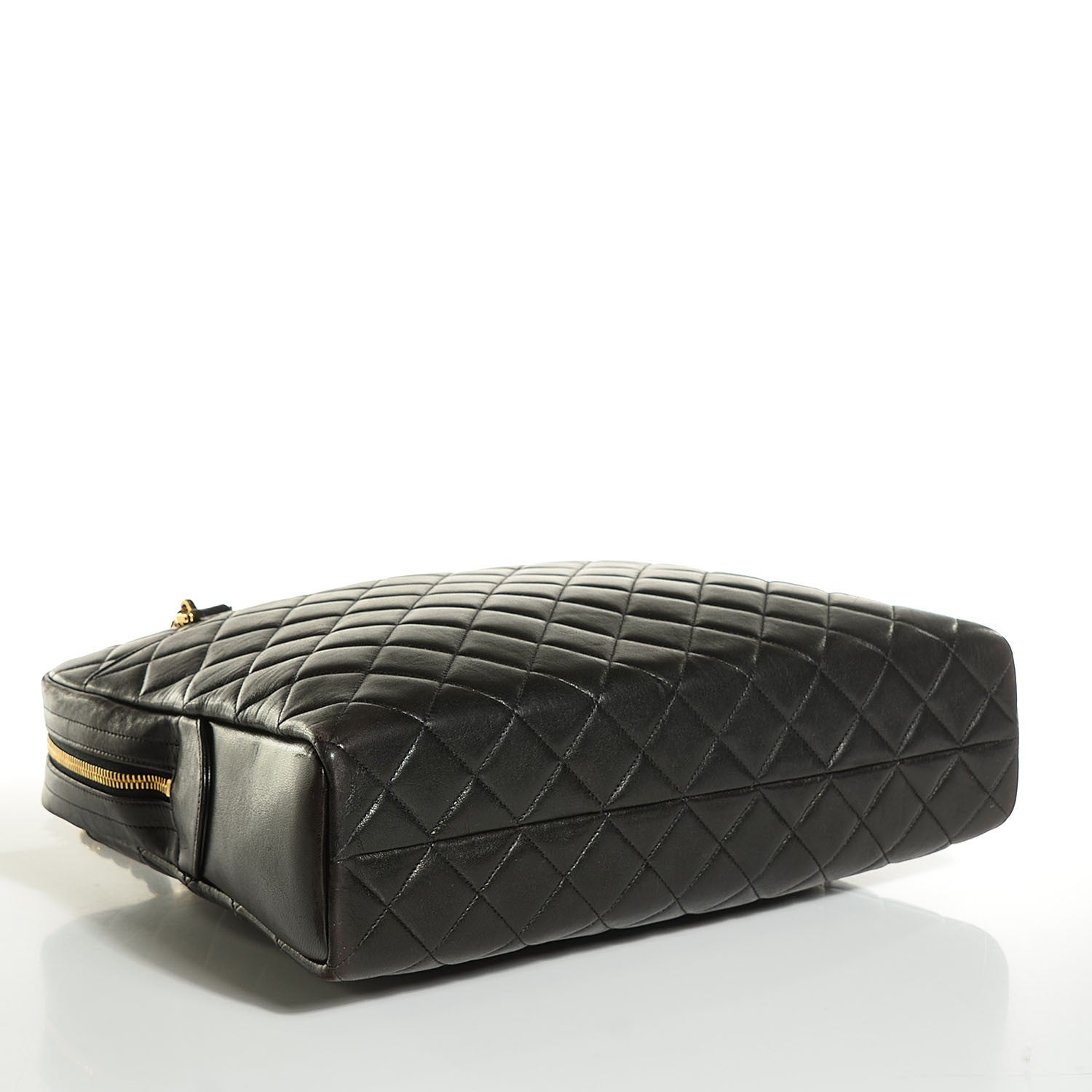 Chanel Lambskin Quilted Camera Case Black 4 of 8
