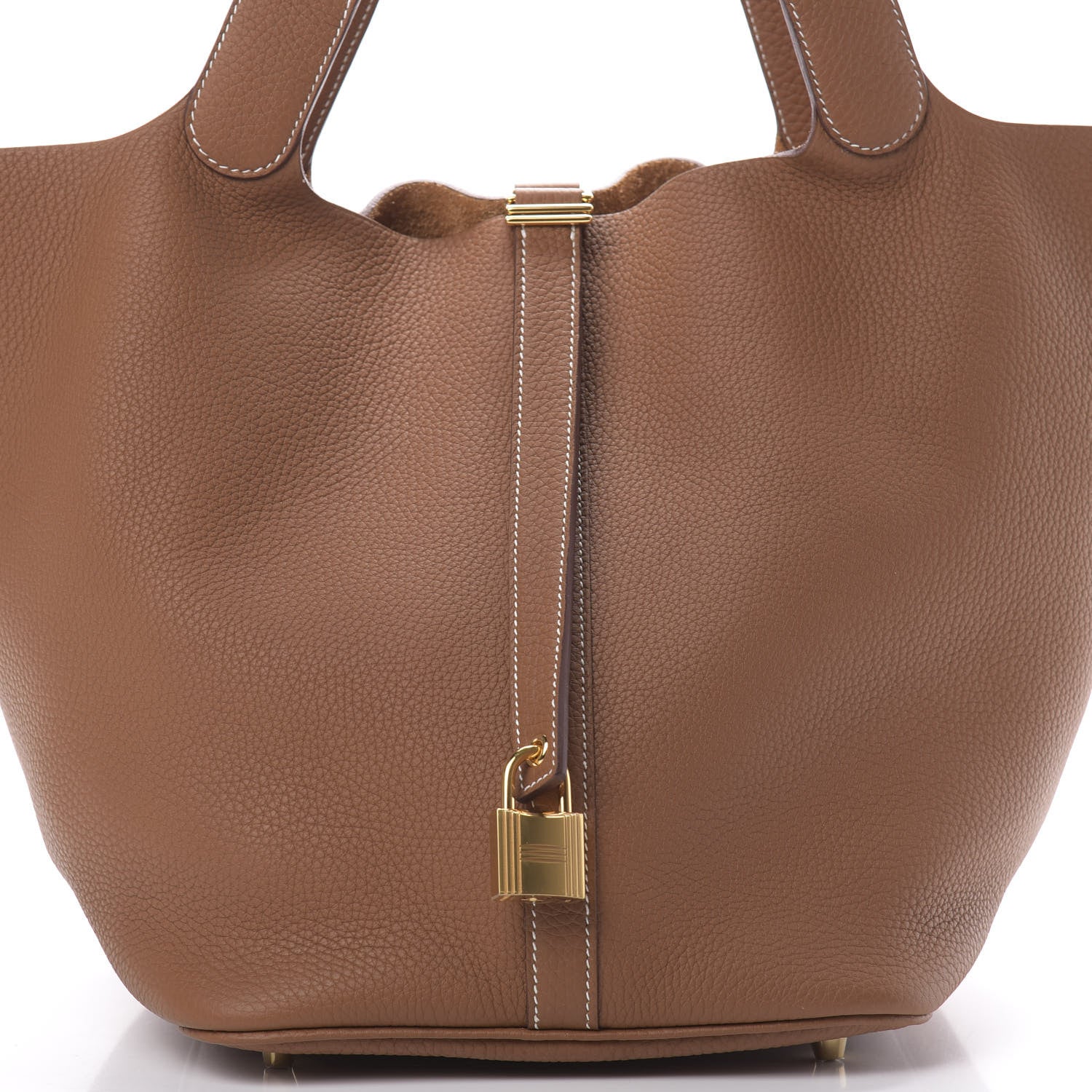 Hermes Taurillon Clemence Picotin Lock 26 GM Gold 7 of 10