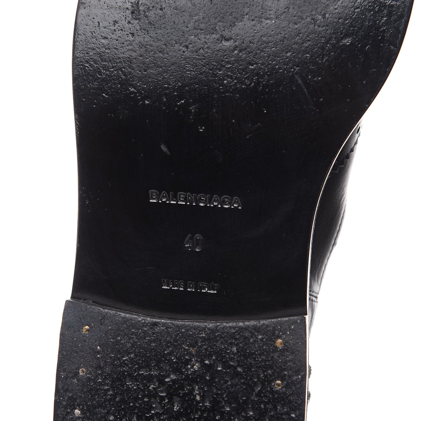 Calfskin Womens Studded Chelsea Boots 40 Black