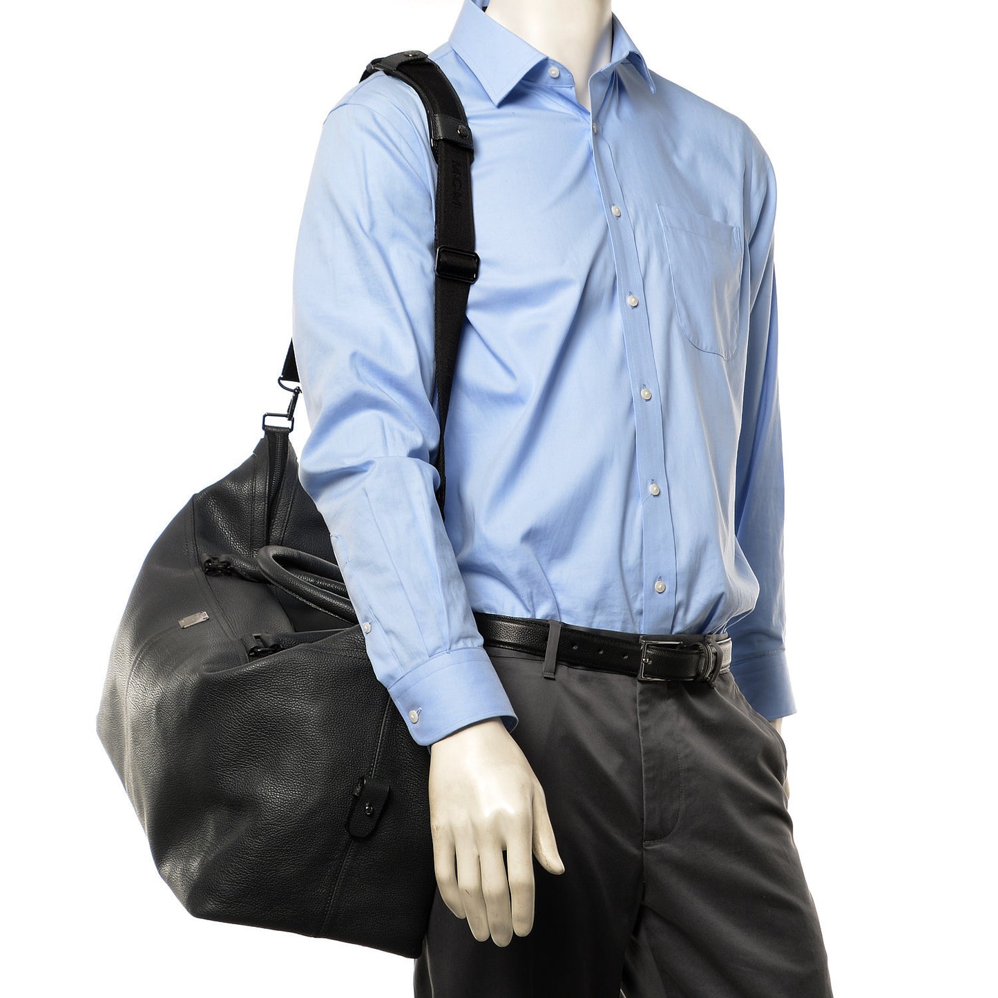Calfskin Weekender Bag Phantom Grey