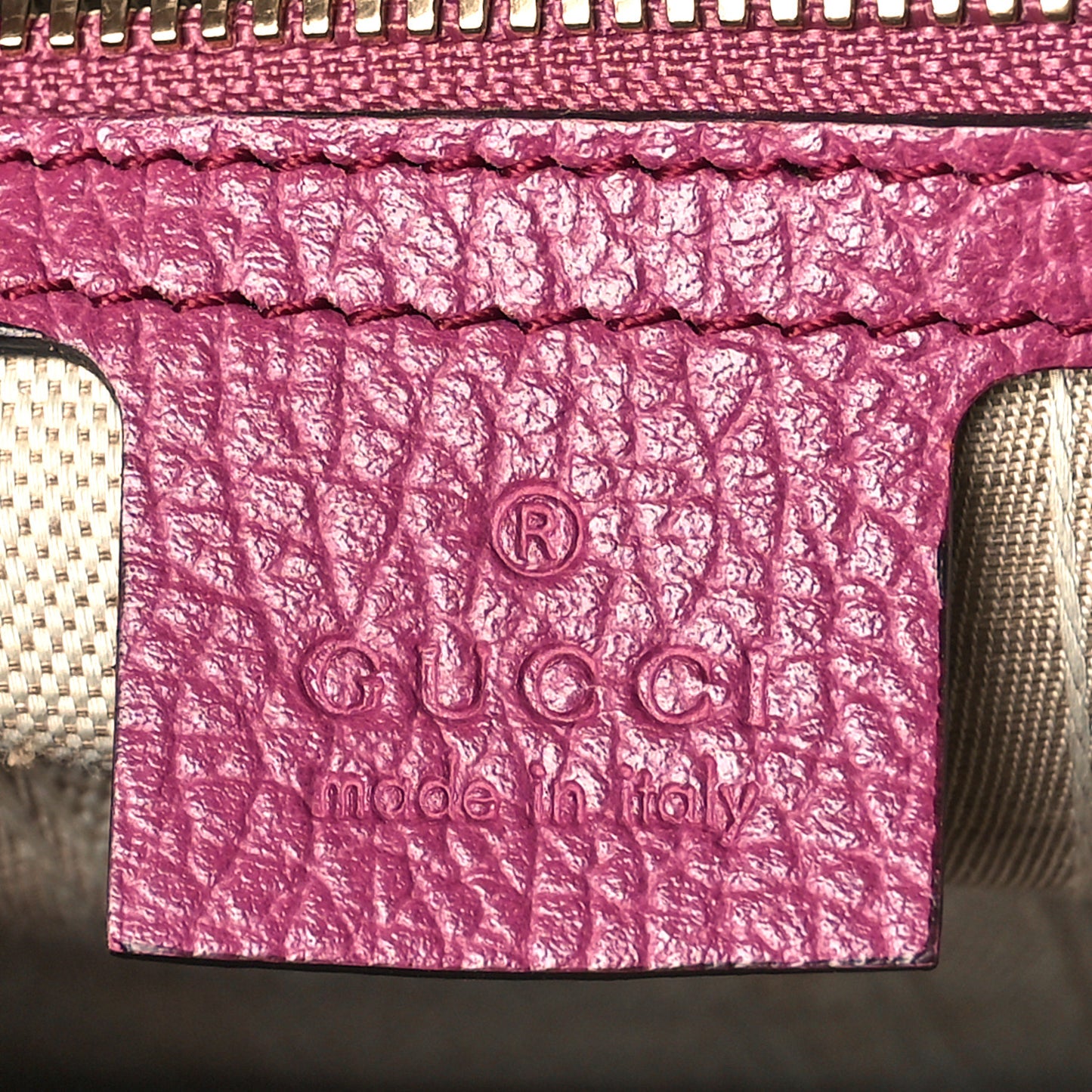 Dollar Calfskin Dome Bag Purple