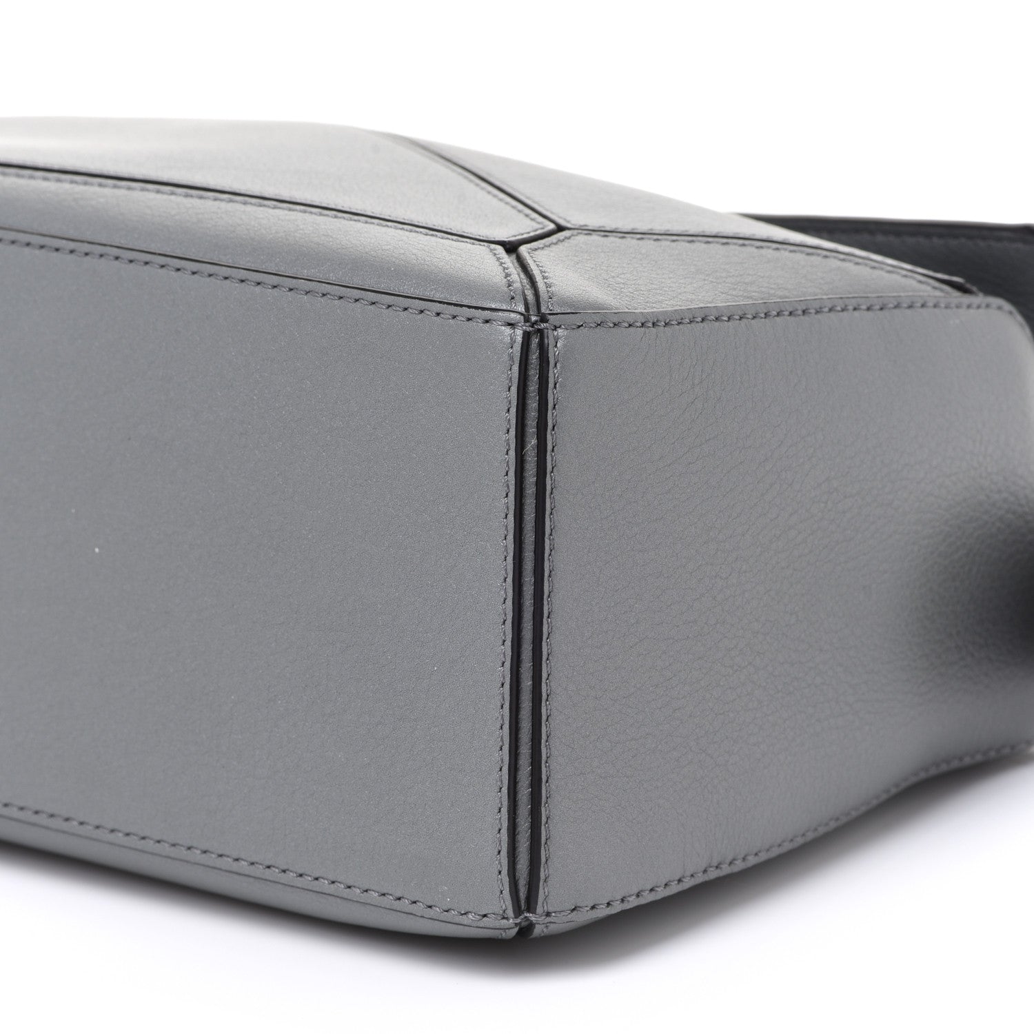 Loewe Calfskin Small Puzzle Bag Gunmetal 8 of 8