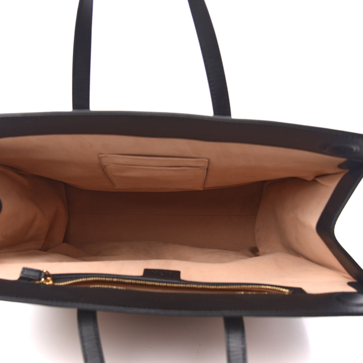Suede Patent Web Ophidia Vertical Tote Nocciola Black