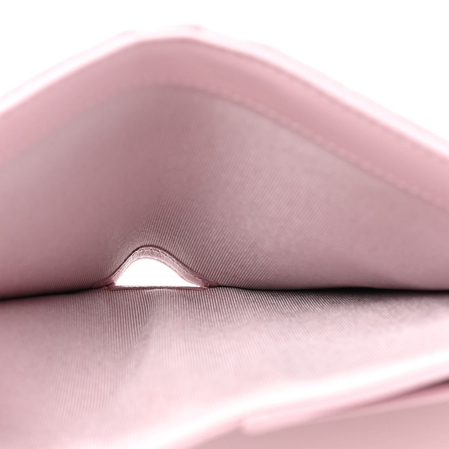 Caviar Quilted Medium Flap Wallet Light Pink