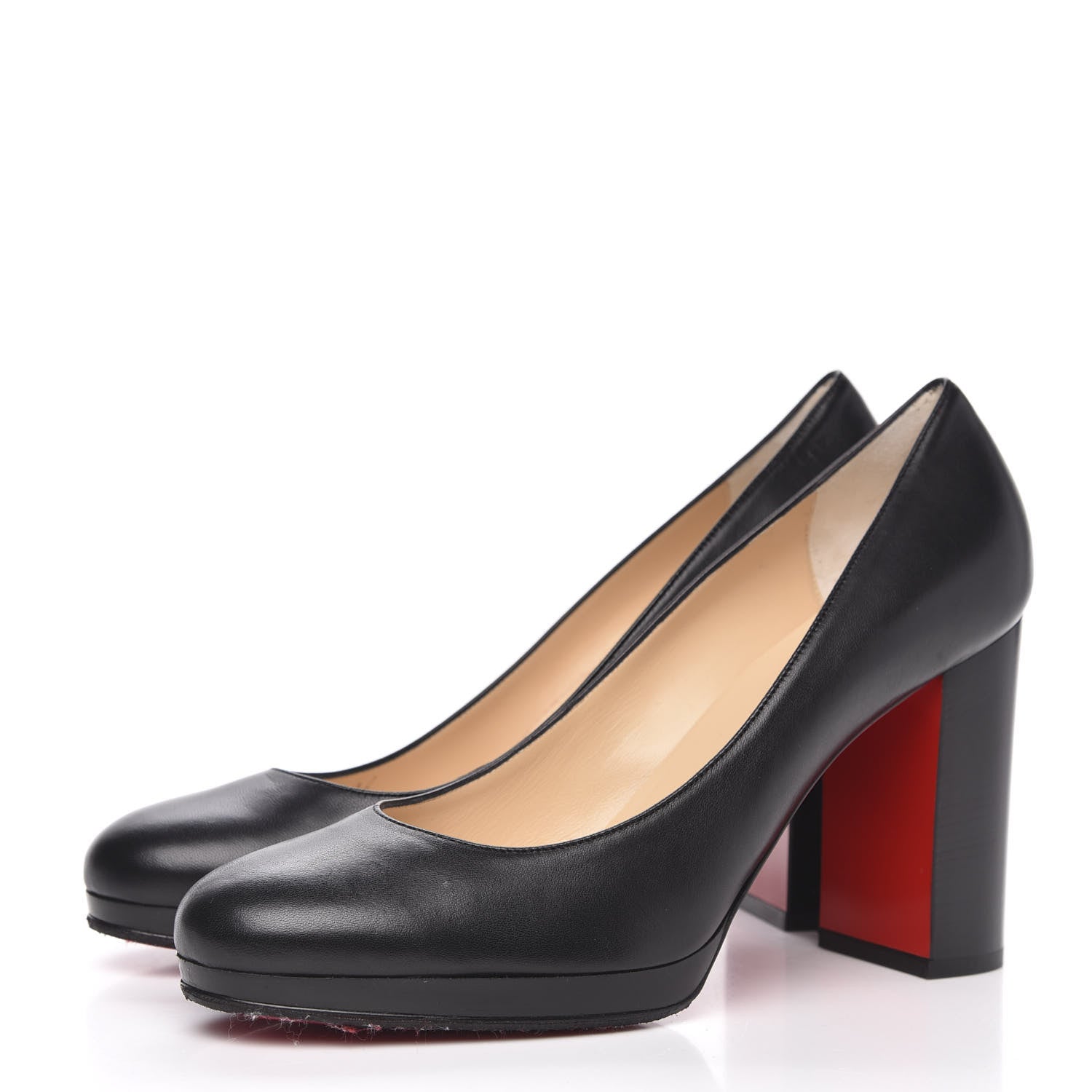 Christian Louboutin Nappa Kabetts 100 Pumps 40.5 Black Lucido 3 of 12