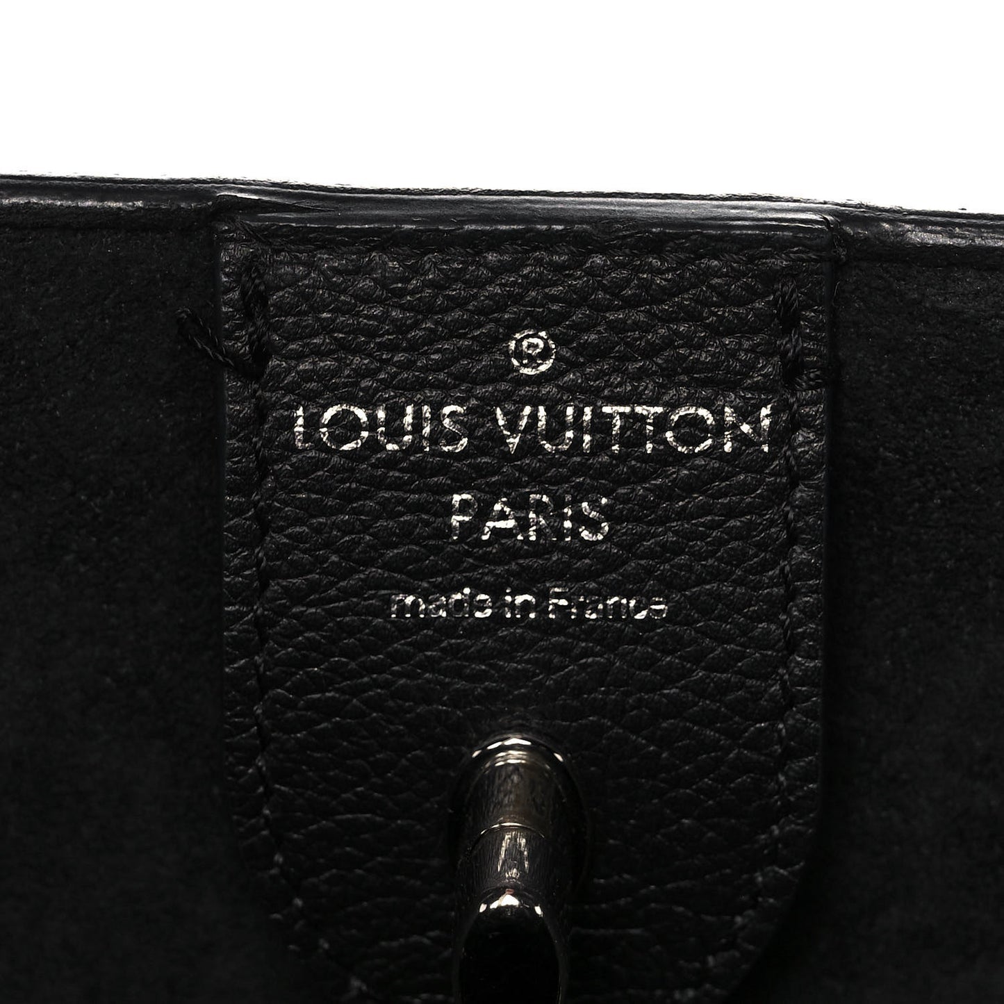 Calfskin Lockme Cabas Black