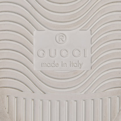 Gucci Calfskin Web Pearl Studded Ace Sneakers 36.5 White 8 of 11