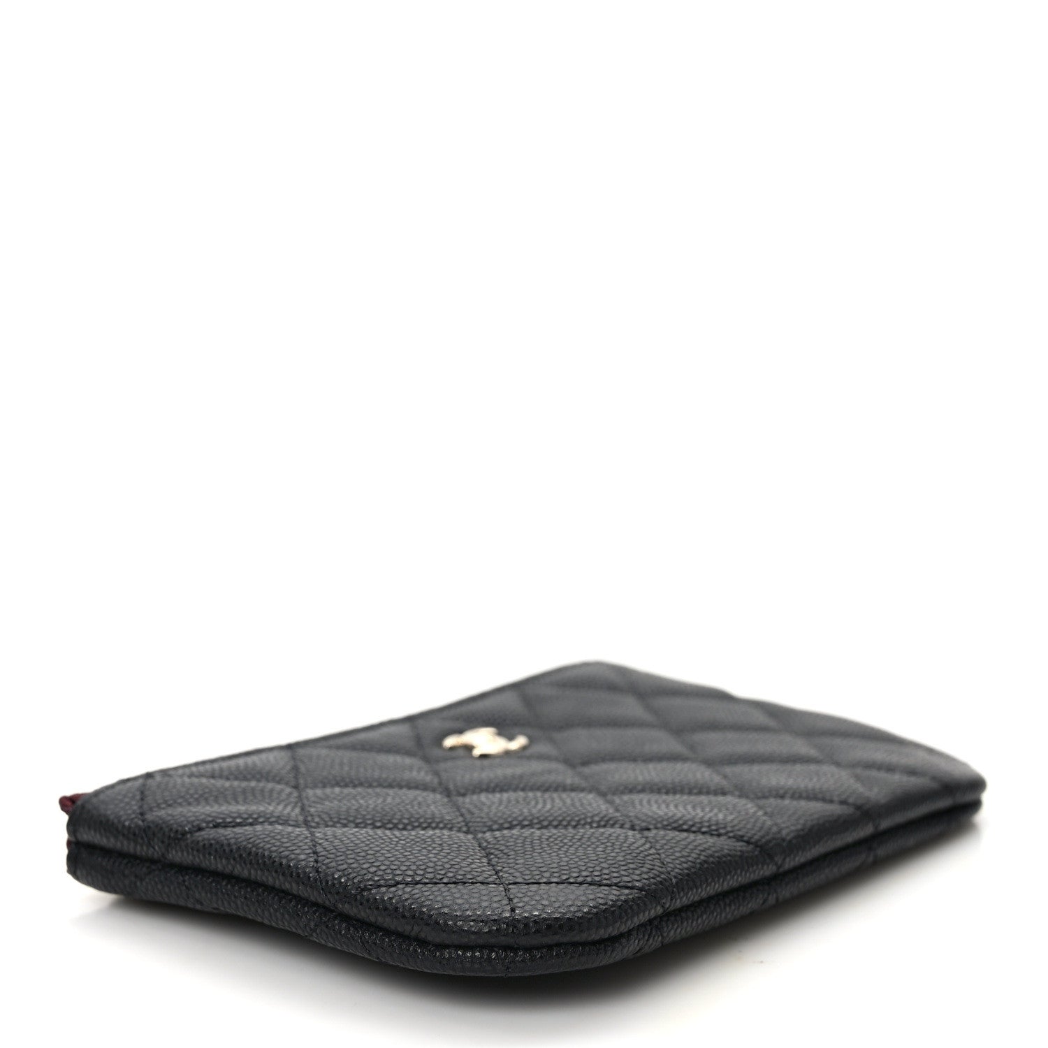 Chanel Caviar Quilted Small Cosmetic Case Black 4 of 8
