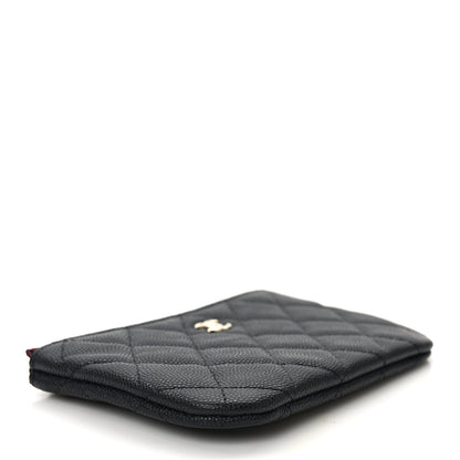 Chanel Caviar Quilted Small Cosmetic Case Black 4 of 8