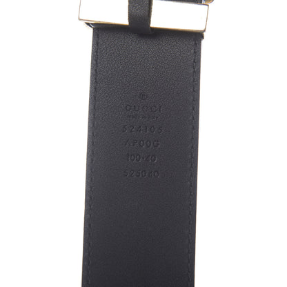 Gucci Moon Calfskin Torchon Double G 40mm Belt 100 40 Black 3 of 5