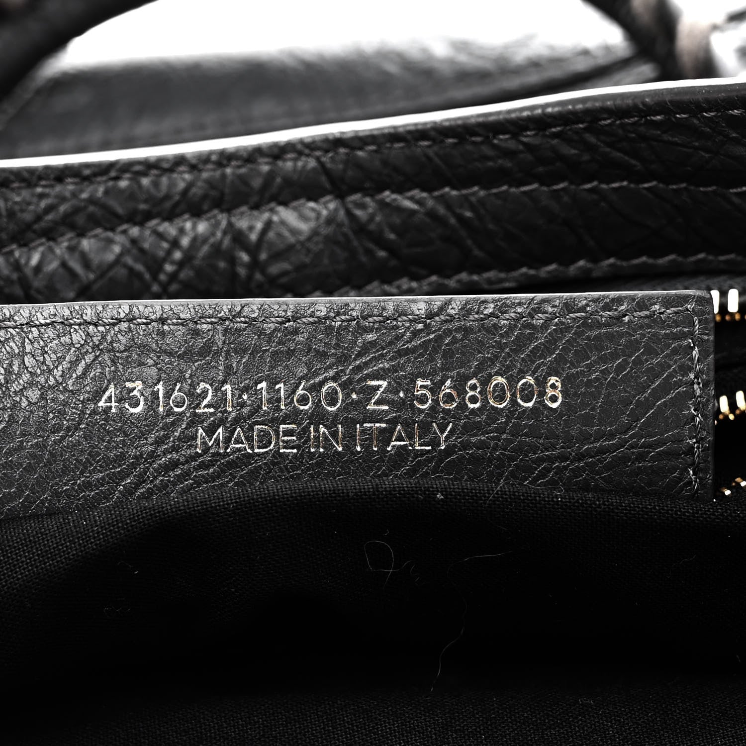 Balenciaga Agneau Classic Gold Hardware S City Gris Fossile 7 of 11