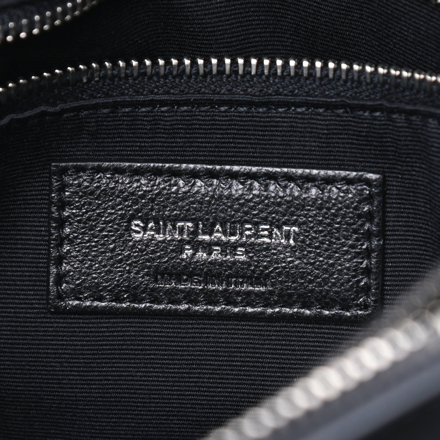 Saint Laurent Calfskin Y Quilted Monogram Medium Loulou Chain Satchel Asphalt 6 of 10