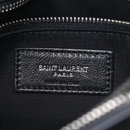 Saint Laurent Calfskin Y Quilted Monogram Medium Loulou Chain Satchel Asphalt 6 of 10