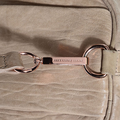 Alexander Wang Pebbled Lambskin Rocco Latte Rose Gold Hardware 8 of 9