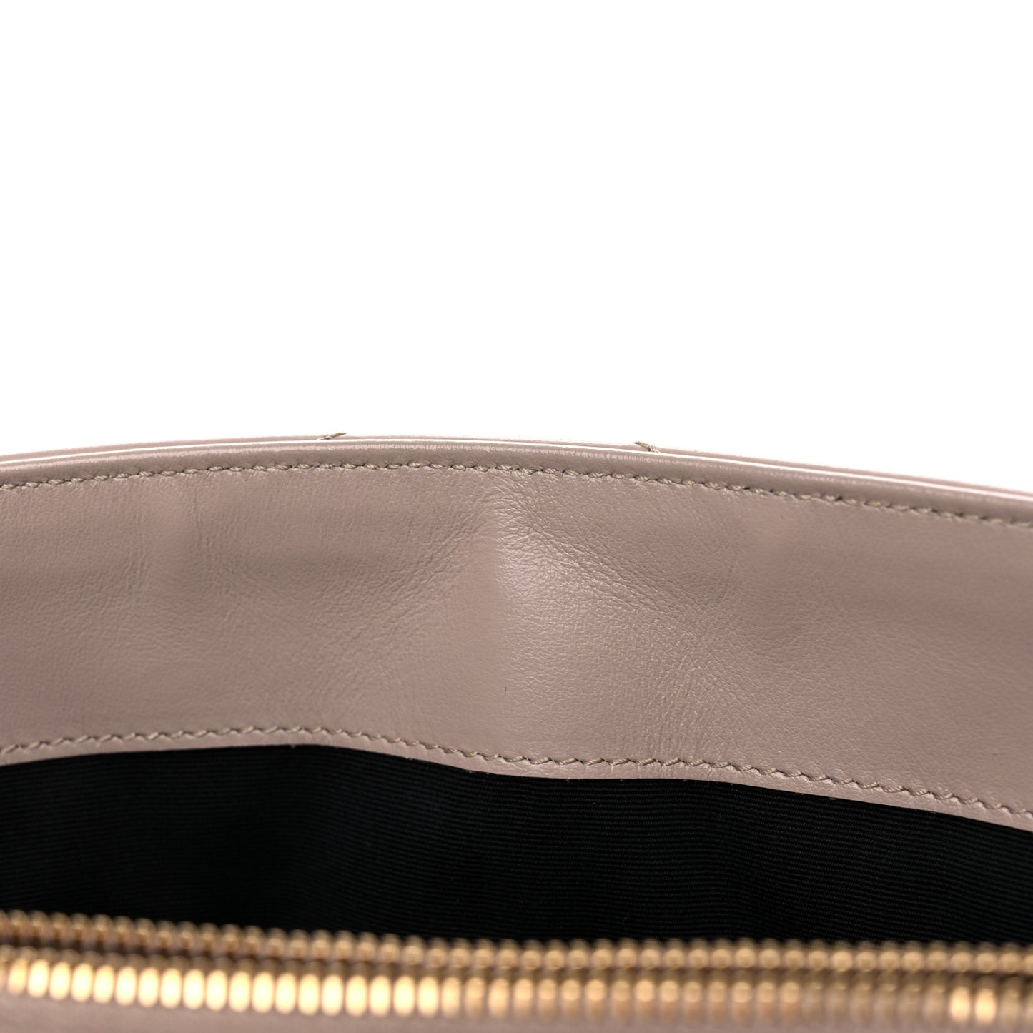 Calfskin Y Quilted Monogram Medium Loulou Chain Satchel Light Natural