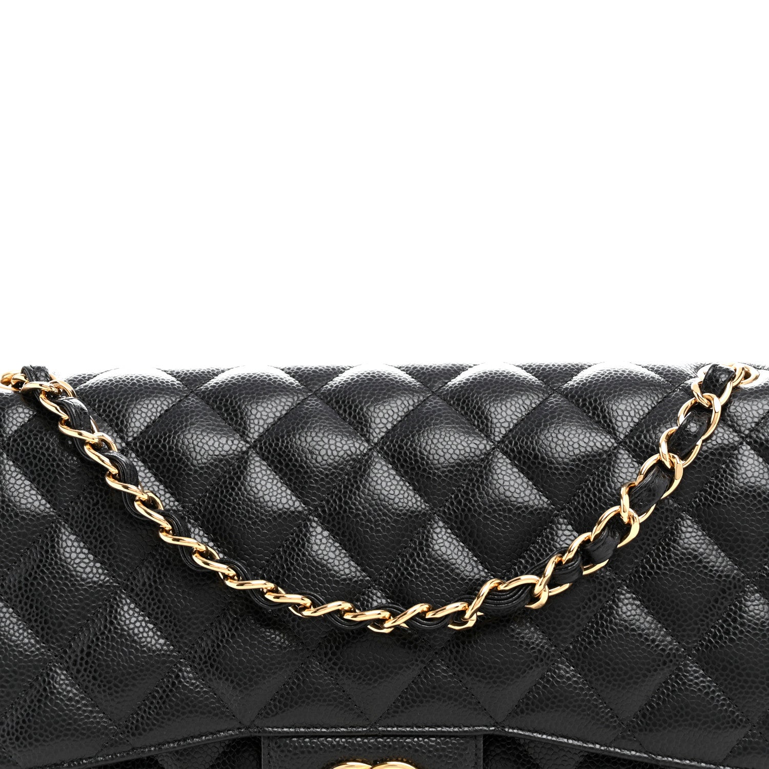 Chanel Caviar Quilted Jumbo Double Flap Black 8 of 12