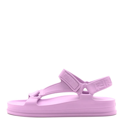 Fendi Rubber FF Sporty Hiker 25mm Sandals 41 Violetta 1 of 9