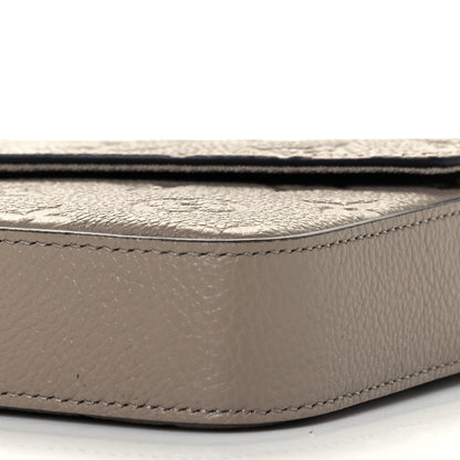 Louis Vuitton Empreinte Pochette Felicie Chain Wallet Tourterelle 14 of 14