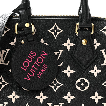 Louis Vuitton Empreinte Monogram Spring in the City Speedy Bandouliere 20 Black White Pink 7 of 9
