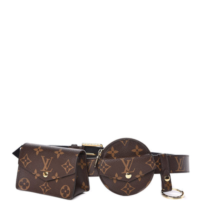 Louis Vuitton Monogram 30mm Daily Multi Pocket Belt 80 32 1 of 10