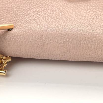 Chloe Grained Lambskin Drew Shoulder Bag Cement Pink 5 of 5