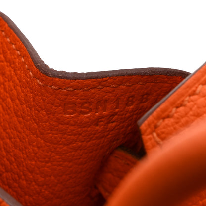 Hermes Togo Birkin 25  Orange Minium 7 of 11