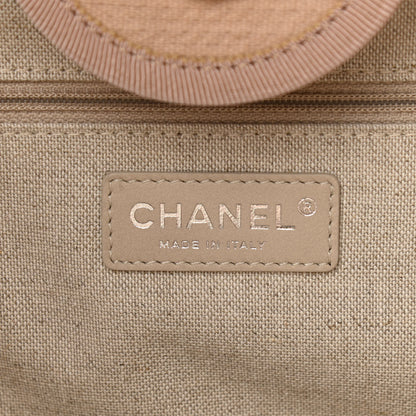 Chanel Mixed Fibers Medium Deauville Tote Beige 7 of 10