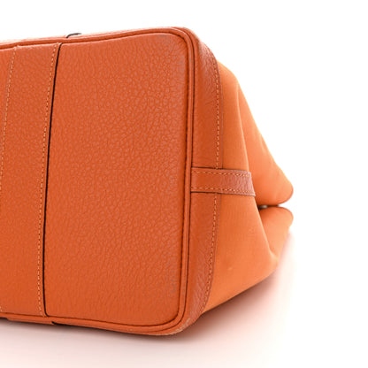 Hermes Toile Negonda Garden Party Tote 36 MM Orange 9 of 15