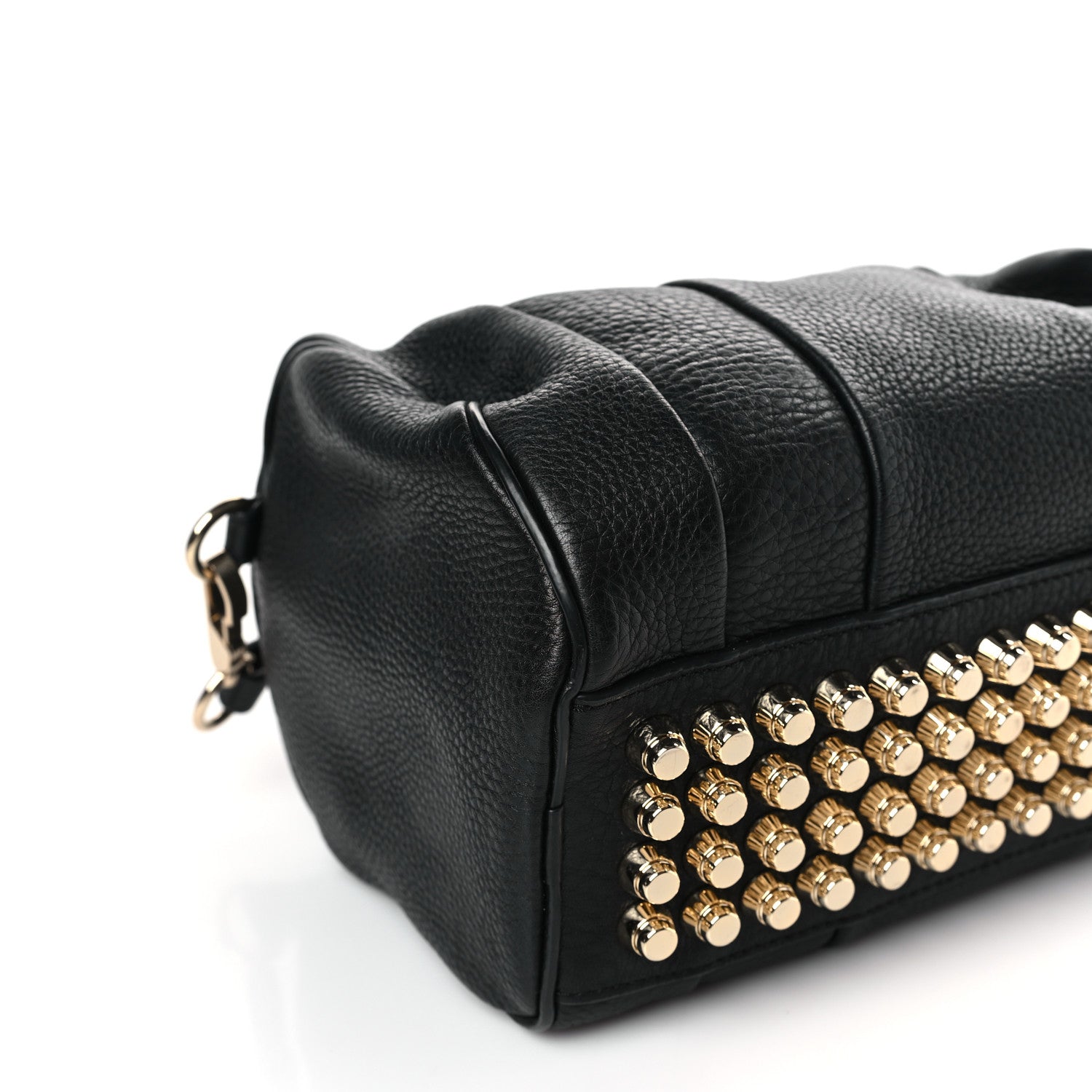 Alexander Wang Pebbled Lambskin Rocco Black Pale Gold Hardware 7 of 8